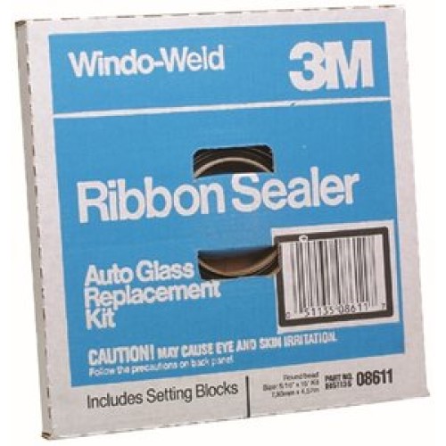 3M Windo-Weld 08611 Round Ribbon Sealer Kit, 5/16 in x 15 ft.