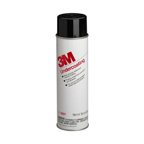 3M 08881 Undercoating, Black, Aerosol, Rubberized, 16 oz.