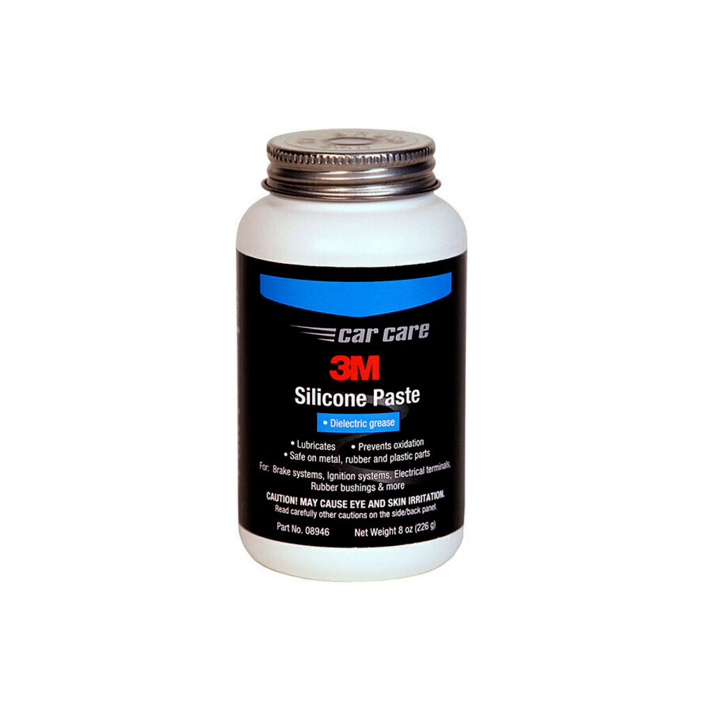 3M 08946 Silicone Lubricant, 8 oz Jar, Translucent White