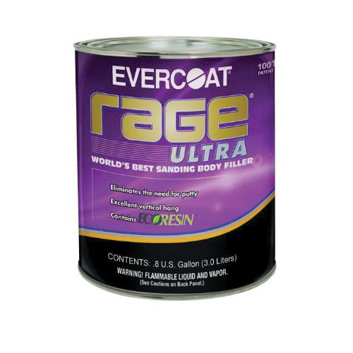 Evercoat 100125 Rage Ultra Body Filler, 0.8 Gallon