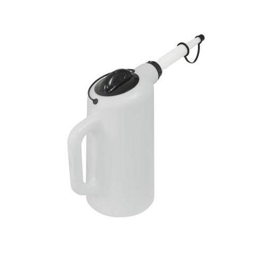 Lisle 19702 8 Quart Oil Dispenser Jug with Lid and Cap