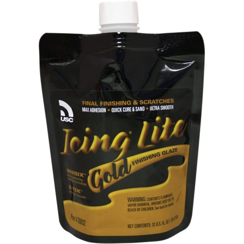 USC Icing Lite 26012 Finishing Glaze, 12 oz Pouch, Liquid
