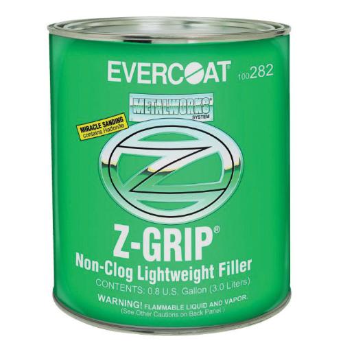 EVERCOAT Z-GRIP 100282 Performance Lightweight Body Filler, Green-Yellow, Liquid, 3 Liter Can