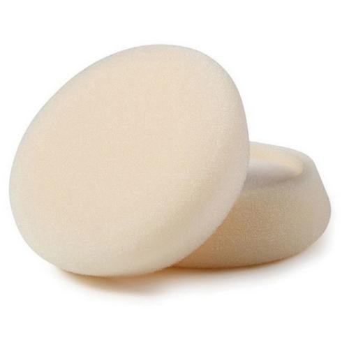 3M Perfect-It 30041 Single Sided Compounding Pads, 4 in Dia, Hook and Loop Attachment, Foam Pad, White, 2 Pads