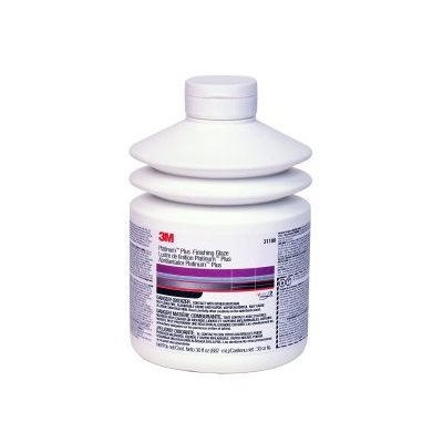 3M Marson Platinum Plus 31180 Finishing Glaze, Thick Liquid, 30 fl-oz Pump
