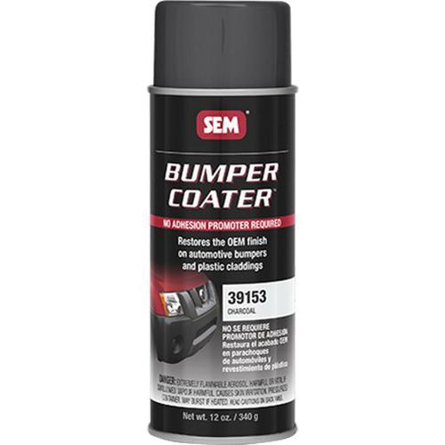 SEM Bumper Coater 39153 Trim Paint, 16 oz Aerosol Can, Charcoal