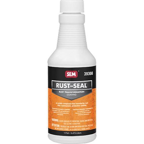 SEM Rust Seal 39308 Rust Transformation Coating, 1 pt Can, Milky Green, Liquid, 486 sq-ft/gal Coverage