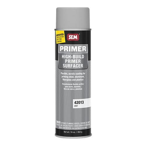 SEM 42013 High-Build Primer Surfacer, 20 oz, Gray, 11 sq-ft at 2 mil DFT Coverage, 1 hr Dry Curing
