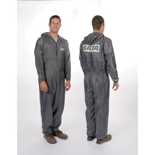 SATA Dan-Am 520056G Paint Suit, Large, Gray, Elastic Waist