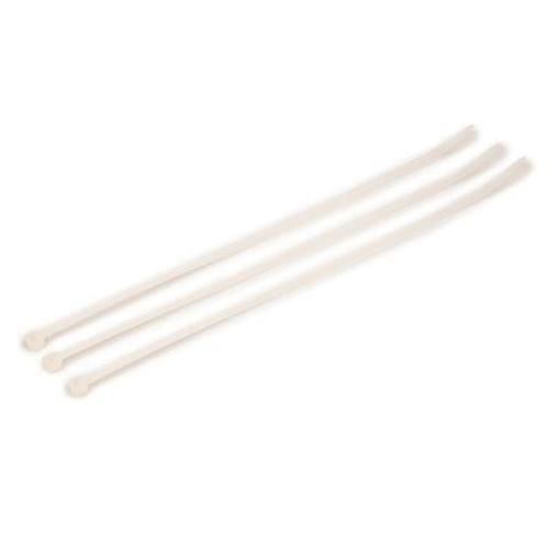 3M 59302 Standard Cable Tie, 11.1 in Length, Natural Nylon 6/6, 50 lb Tensile Strength