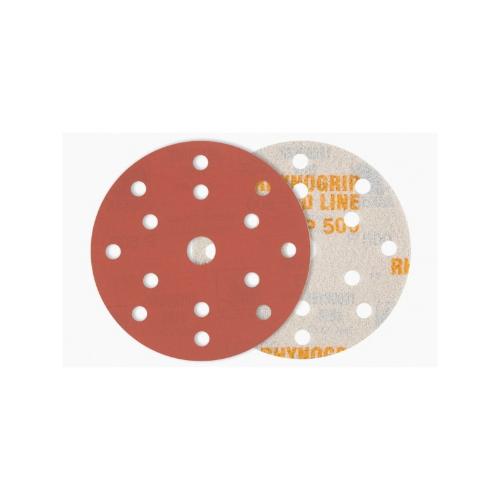 Indasa 620-220 Rhynogrip Red Line XL Abrasive Solid Disc, 6