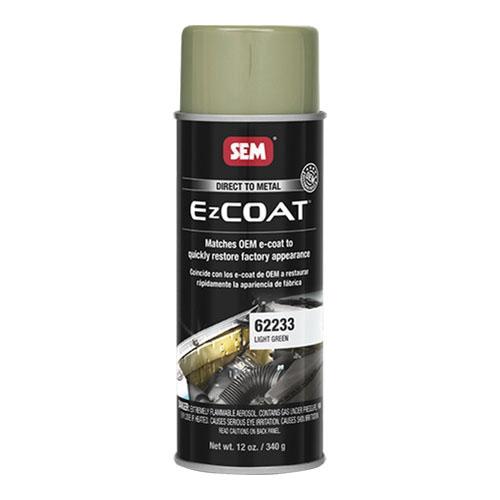 SEM 62233 Light Green Ez Coat: 12 oz. Aerosol Spray Paint for Automotive Precision