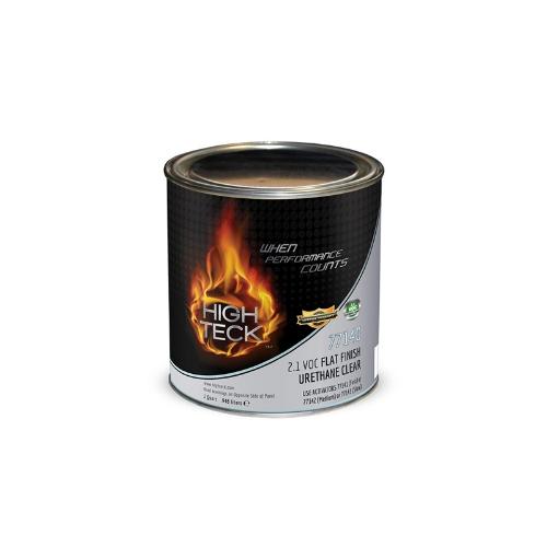 High Teck Industries 77140-4 2.1 Voc Flat Finish, Clear, 1 Gallon