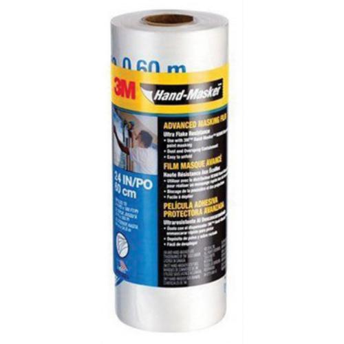 3M 95255 Hand-Masker Advanced Masking Film, Transparent, 0.35 mil THK, 24 in W x 180 ft L