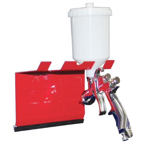 ATD 6805 Magnetic Paint Gun Holder, Dual Gravity Feed Spray Gun Holder for Paint Booths and Prep Stations