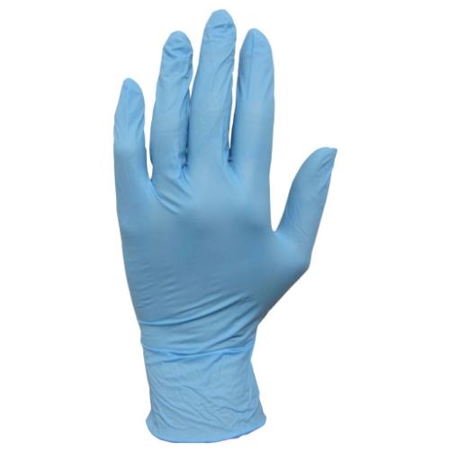 CCP GDNPF101L 5 Mil Nitrile Powder-Free Exam Gloves, Blue, Size Large, Box of 100
