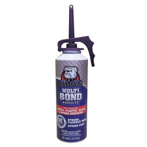 Klean-Strip Automotive Bulldog Multi-Bond EBDA001 Adhesive, 6 oz Tube, Liquid, 7 days Curing