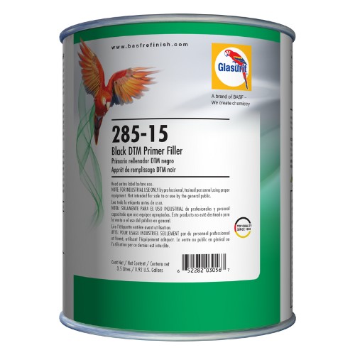 Glasurit Paint 285-15-3.5L Black Dtm Primer 3.5L 2/Cs