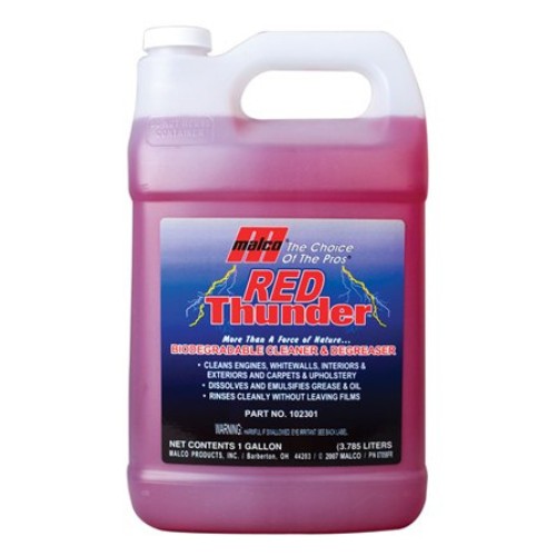 Malco 102305 Red Thunder Biodegradable Degreaser.  5 Gallon Container. 