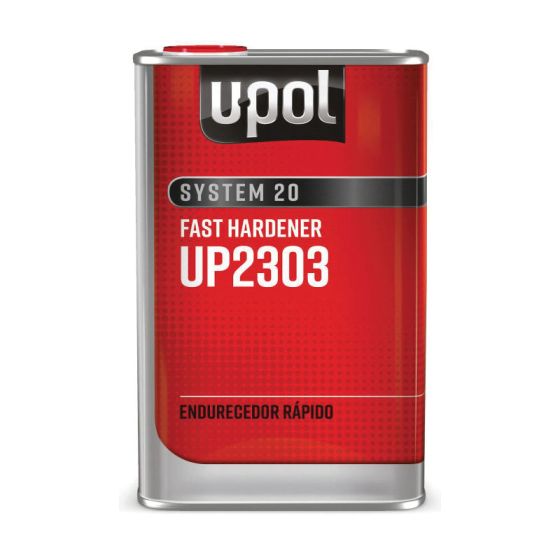 U-POL 2303 System 20 Fast Hardener, National Rule Compliant, For 2K Primers and Clearcoats, 1 L Tin
